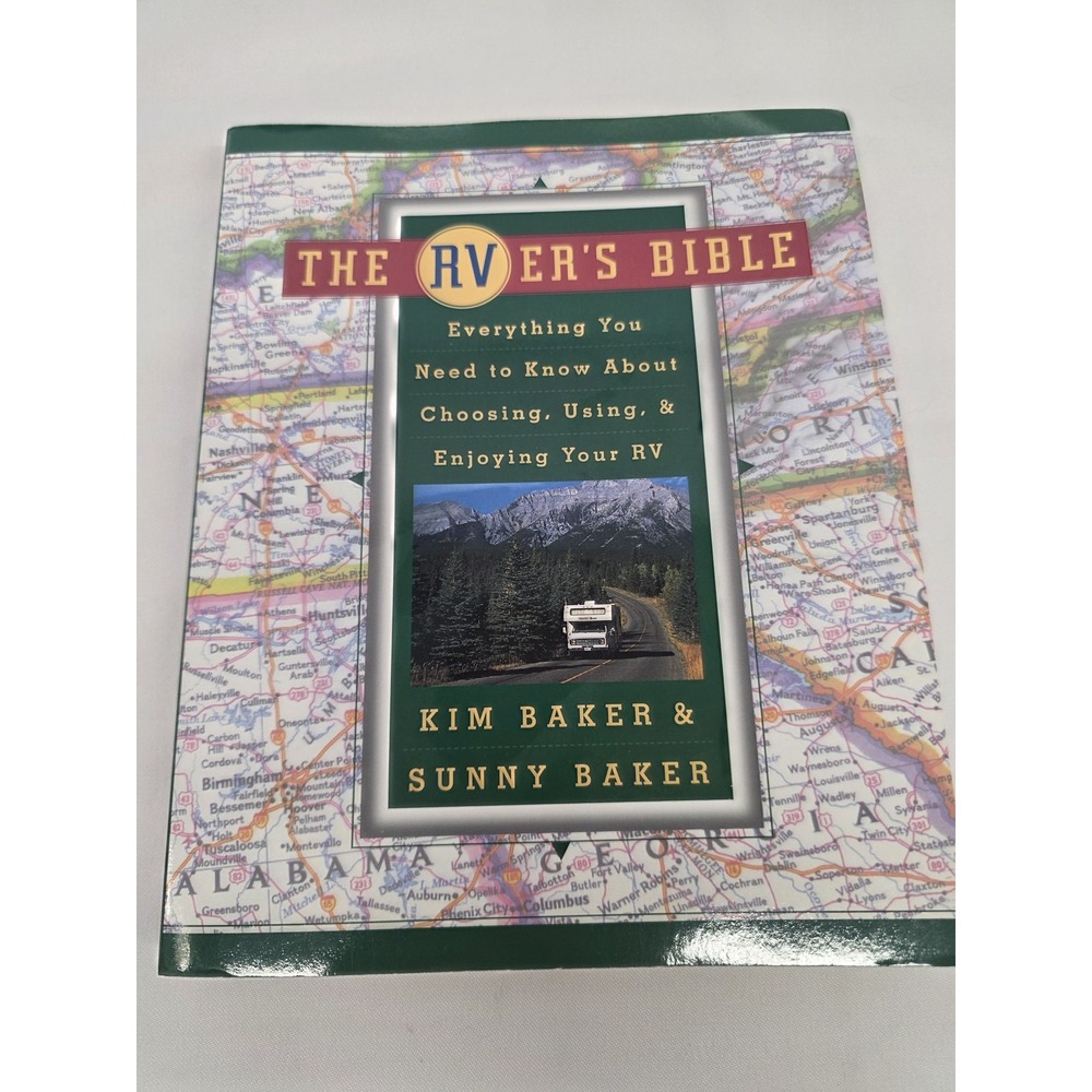 Kim & Sunny Baker The RVer's Bible RV Guide 1997 Fireside Paperback Travel